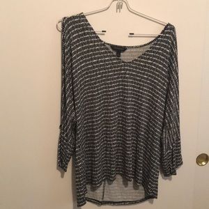 Casual cold shoulder cotton shirt